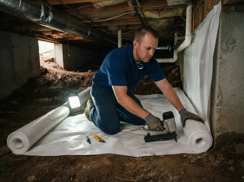 Crawl Space Moisture Mitigation & Vapor Barriers in columbia, SC