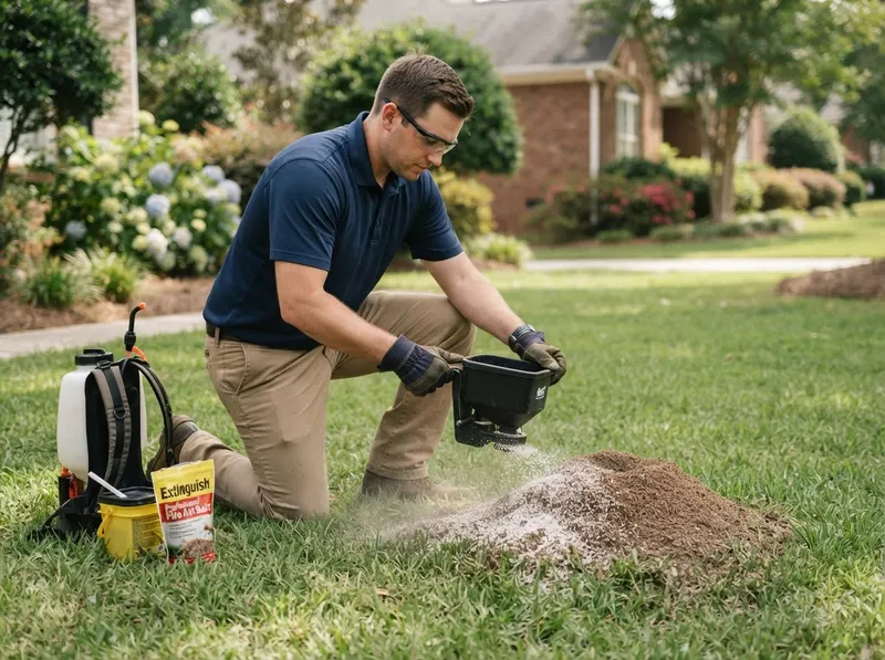 Red Imported Fire Ant Turf Eradication in columbia, SC
